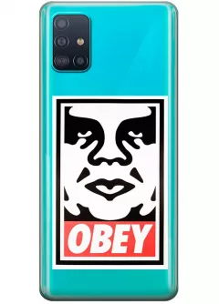 Чехол для Galaxy A51 с рисунком - OBEY