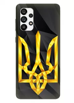 Чехол на Galaxy A53 5G с геометрическим гербом Украины