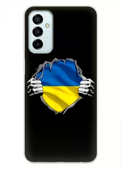 Чехол на Samsung Galaxy F23 для сильного духом народа Украины