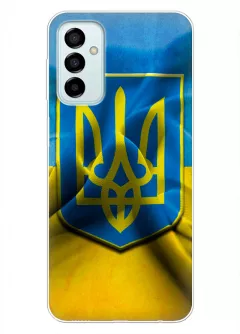 Samsung Galaxy M23 5G чехол с печатью флага и герба Украины