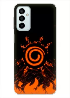 Samsung Galaxy M23 5G чехол из силикона - Спираль Наруто