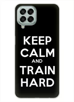 Samsung Galaxy M53 5G спортивный защитный чехол - Keep Calm and Train Hard