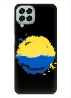Чехол для Samsung Galaxy M53 5G с теплой картинкой - Любовь к Украине