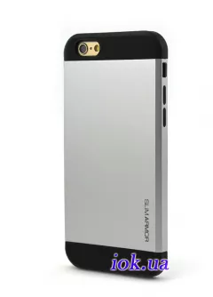 Чехол SGP Slim Armor для iPhone 6, серебристый
