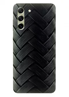 Samsung Galaxy S21 FE силиконовый чехол с картинкой - Плетеный узор