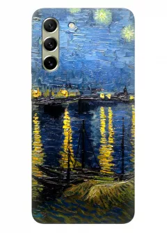 Samsung Galaxy S21 FE силиконовый чехол с картинкой - Ван Гог. Фрагмент
