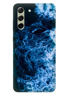 Samsung Galaxy S21 FE силиконовый чехол с картинкой - Океан