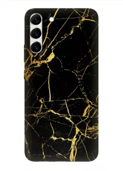 Необыкновыенный чехол для телефона Galaxy S22+ - Золотой мрамор