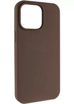 Чехол Silicone Case (AA) NO LOGO with MagSafe для Apple iPhone 13 Pro Max (6.7"), Коричневый / Brown