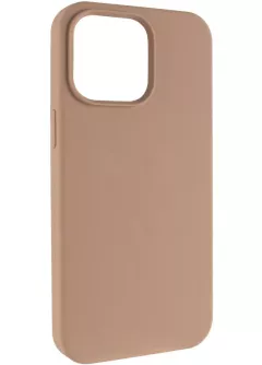 Чехол Silicone Case (AA) NO LOGO with MagSafe для Apple iPhone 14 (6.1"), Бежевый / Desert Gold