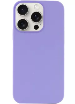 Чехол Silicone Case (AA) NO LOGO with MagSafe для Apple iPhone 14 Pro Max (6.7"), Сиреневый / Dasheen