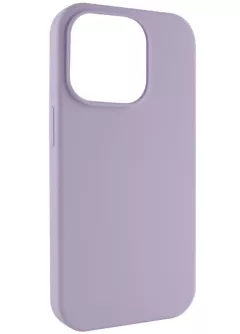 Чехол Silicone Case (AA) NO LOGO with MagSafe для Apple iPhone 14 Pro Max (6.7"), Сиреневый / Lilac