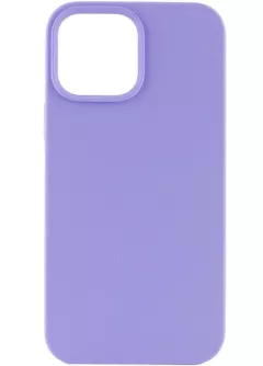 Чехол Silicone Case (AA) NO LOGO with MagSafe для Apple iPhone 15 (6.1"), Сиреневый / Dasheen