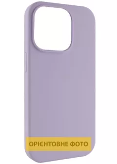 Чехол Silicone Case (AA) NO LOGO with MagSafe для Apple iPhone 17 Air (6.5"), Сиреневый / Lilac
