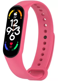 Силиконовый ремешок для Xiaomi Mi Band 7/6/5, Малиновый / Dragon Fruit