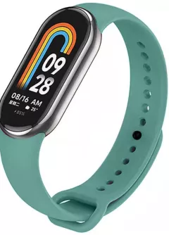 Силиконовый ремешок для Xiaomi Mi Band 9 , Зеленый / Pine Needle