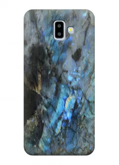 Чехол для Galaxy J6 Plus 2018 - Синий мрамор