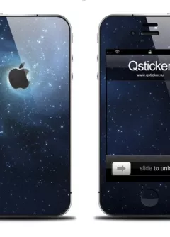Наклейка на телефон iPhone - Apple Space