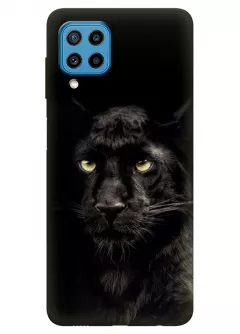 Samsung M22 силиконовый чехол с картинкой - Пантера