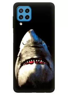 Samsung M22 силиконовый чехол с картинкой - Акула
