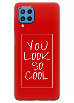 Samsung Galaxy M32 силиконовый чехол с картинкой - You look so cool