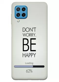 Samsung Galaxy M32 силиконовый чехол с картинкой - Будь счастлив