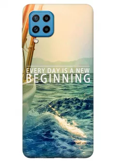 Samsung Galaxy M32 силиконовый чехол с картинкой - Каждый день - начало