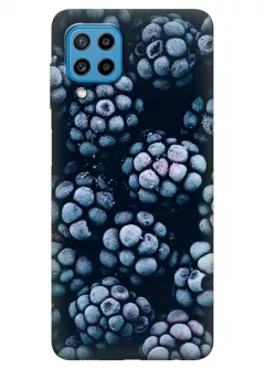 Samsung Galaxy M32 силиконовый чехол с картинкой - Ежевика