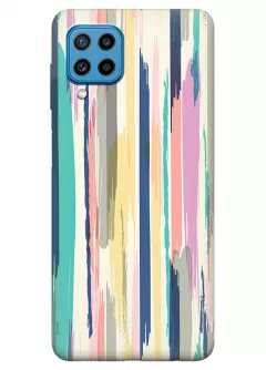 Samsung Galaxy M32 силиконовый чехол с картинкой - Цветные мазки