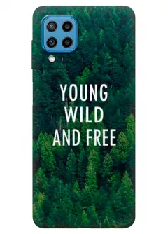 Samsung Galaxy M32 силиконовый чехол с картинкой - Молодой и свободный
