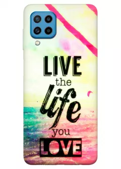 Samsung Galaxy A22 силиконовый чехол с картинкой - Life You Love
