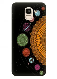 Чехол для Galaxy J6 - Солнечная система