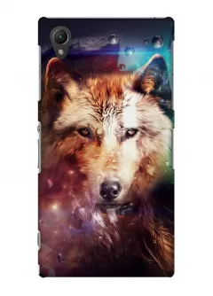 Чехол для Sony Xperia Z1 - Space Wolf