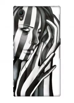 Чехол для Sony Xperia Z1 - Stripe Girl