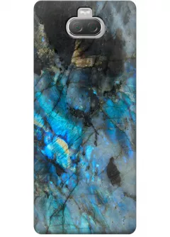Чехол для Xperia 10 Plus - Синий мрамор