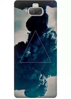 Чехол для Xperia 10 - Треугольник в дыму