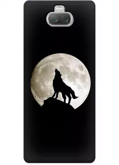 Чехол для Xperia 10 Plus - Воющий волк