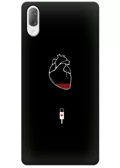 Чехол для Xperia L3 - Уставшее сердце