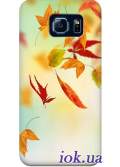 Чехол для Galaxy S6 - Осенний вальс 
