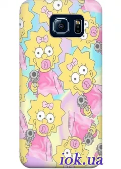 Чехол для Galaxy S6 - Лиза Симпсон 