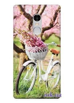 Бампер для Xiaomi Redmi Note 4 - Весенний велосипед