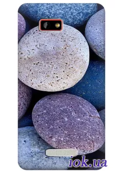 Чехол для HTC Desire 400 - Морские камушки 