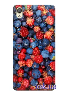Чехол для Sony Xperia XA1 Ultra с аппетитным фото спелых ягод