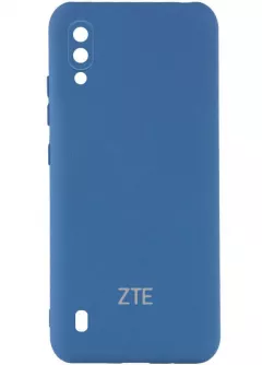 Чехол Silicone Cover My Color Full Camera (A) для ZTE Blade A5 (2020), Синий / Navy blue
