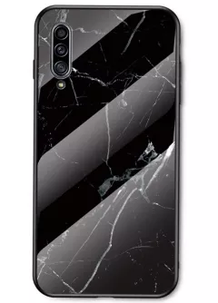 TPU+Glass чехол Luxury Marble для Xiaomi Mi 9 Pro, Черный