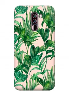 Чехол для Xiaomi Pocophone F1 - Пальмовые ветки