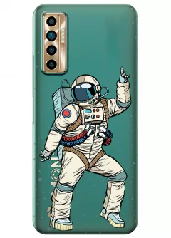 Чехол для Tecno Camon 17P - Веселый космонавт