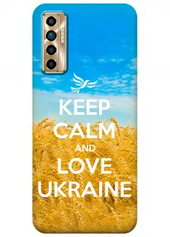 Чехол для Tecno Camon 17P - Love Ukraine