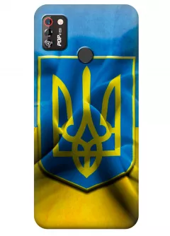 Чехол для Tecno Pop 4 Pro - Герб Украины