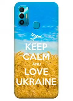 Чехол для Tecno Spark 7 - Love Ukraine